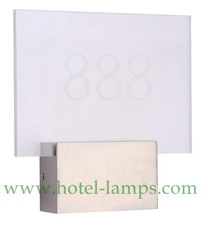 HL-00441 LED Door Number Light – 3.5W, 150 Lumens, Brushed Nickel Finish