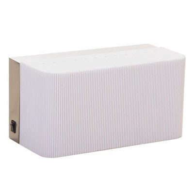 Headboard Wall Sconce – Satin Nickel with White Pleated Half Shade for Marriott Courtyard Inn