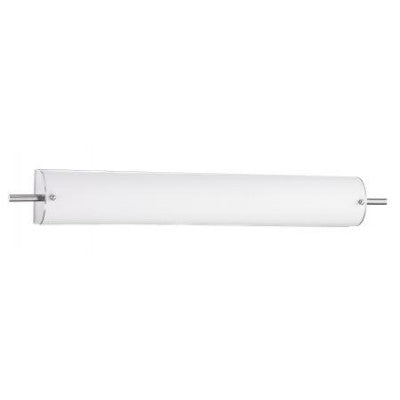 Hotel Bathroom Vanity Light – Hampton Inn Carefree, Brushed Chrome, T8 Bi-Pin