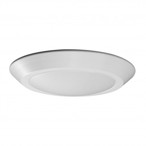 Energy Star 7" LED Flush Mount Disk Light – 3000K, White Finish