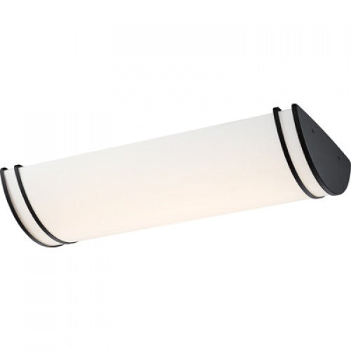 Glamour 25" LED Linear Flush Mount Ceiling Light – Modern Energy-Efficient Fixture | HLCLN60092
