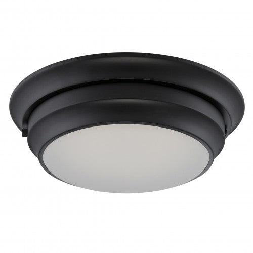 1-Light LED Aged Bronze Flush Mount Ceiling Light – Modern Fixture