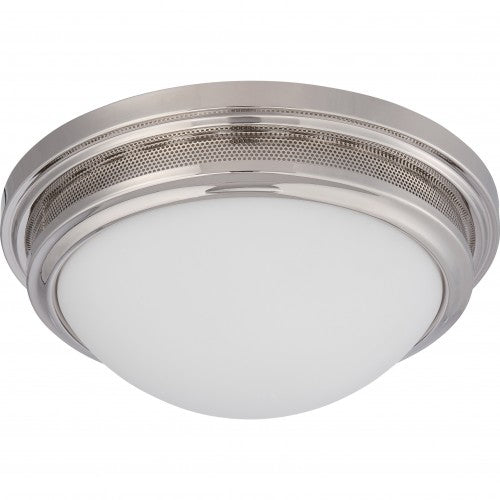 LED Flush Mount Ceiling Light with Frosted Glass