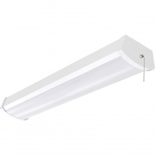 2' LED Ceiling Wrap with Pull Chain – Energy-Efficient Surface Mount Fixture | HLCLN60098