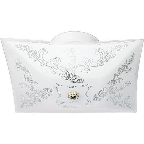 HLCLN60034 12" 2-Light LED Semi-Flush Mount Ceiling Fixture – Modern Close-to-Ceiling Design