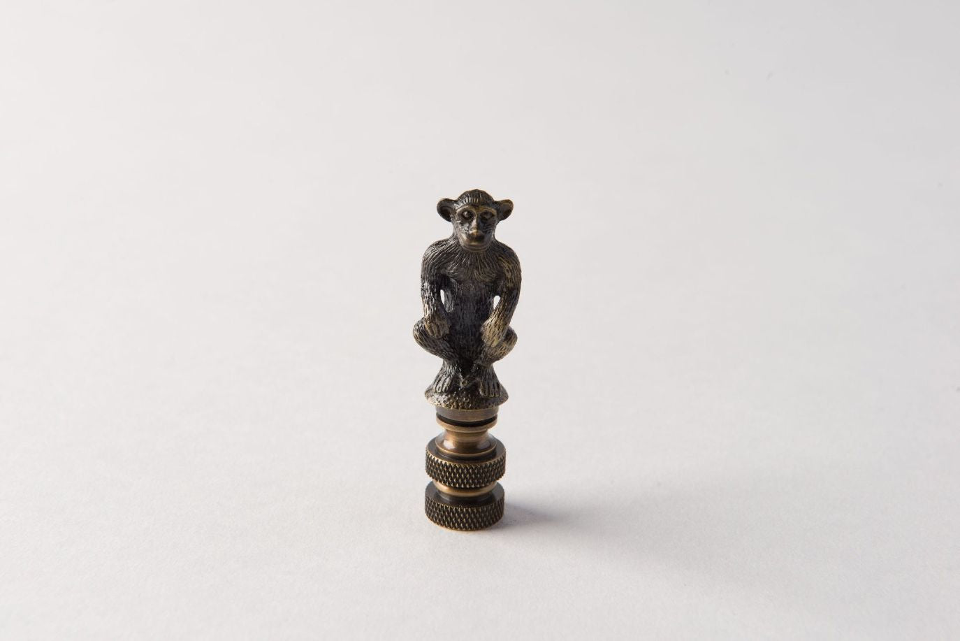 Antique Metal Mini Monkey Table Lamp | Vintage-Inspired Decorative Accent