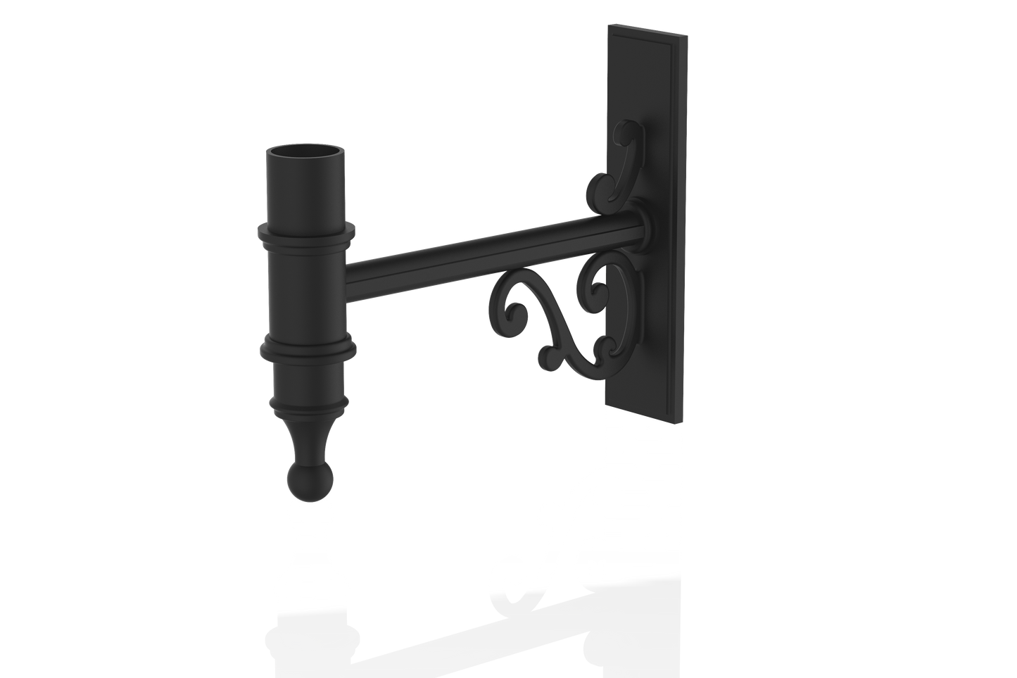 Decorative Arm CLP-X11 – Aluminum Wall & Pole Mount, Multiple Sizes & Finishes