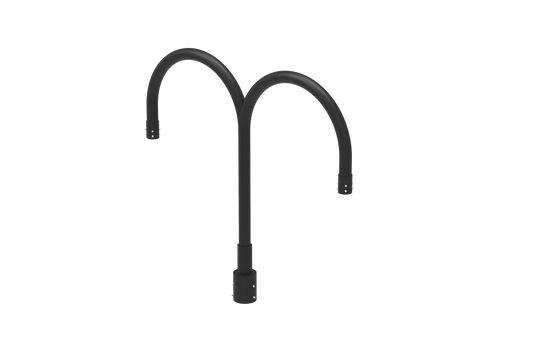 Decorative Arm 1 – Extruded Aluminum Mounting Arm for Outdoor Lighting