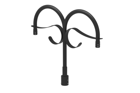 Decorative Arm 2 – Extruded Aluminum Mounting Arm for Outdoor Lighting