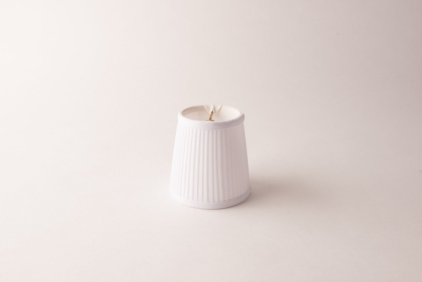 Empire Fine Side Pleat White Chandelier Lampshade – Soft-Sided Classic Design