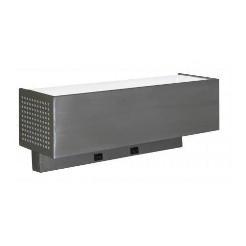 Bloom Brushed Smoke Headboard Lamp – 75W Fluorescent/LED, Dual Medium Base Sockets (SKU: HGI-9890)