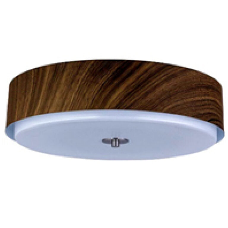 Ceiling Light 150150 – Smoked Knotty Ash Hydrographics Finish | 24W Integrated LED 120V (SKU: HIC-0102)