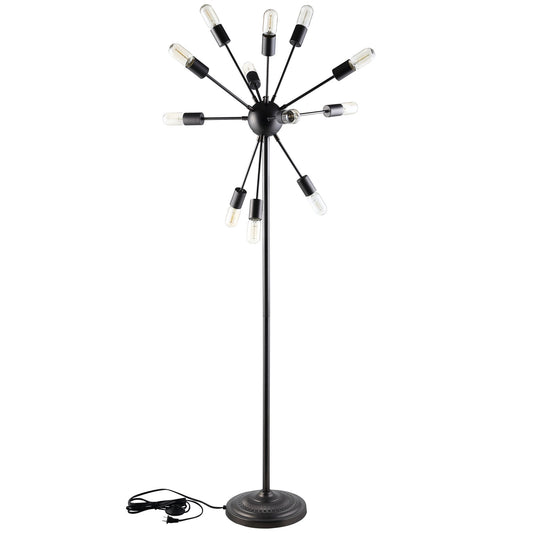 Spectrum Floor Lamp – Black with Versatile Lighting Design