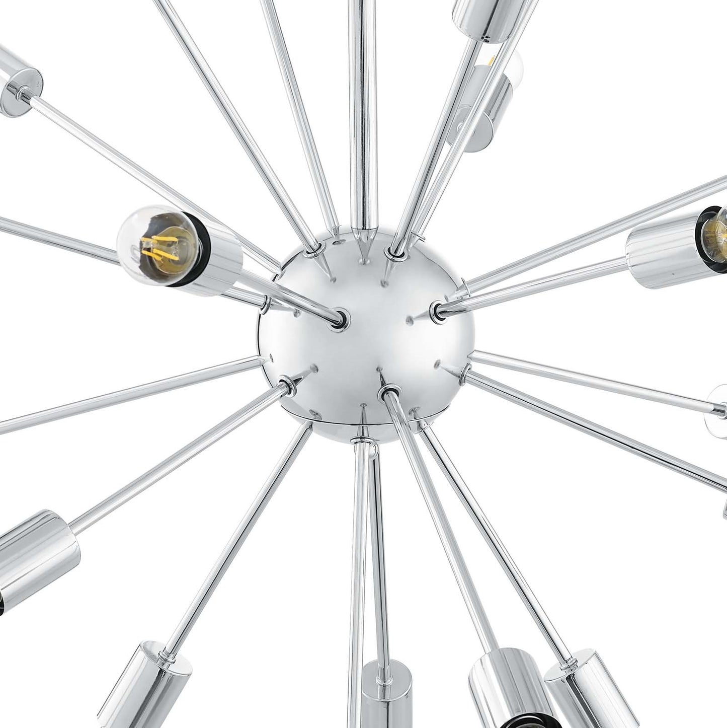 Volley Pendant Chandelier – 24-Light Mid-Century Modern Fixture