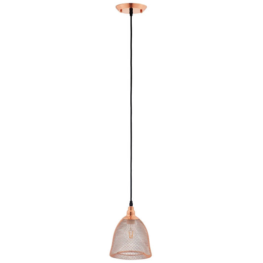 Glimmer Bell-Shaped Rose Gold Pendant Light – Modern Chic Ceiling Fixture