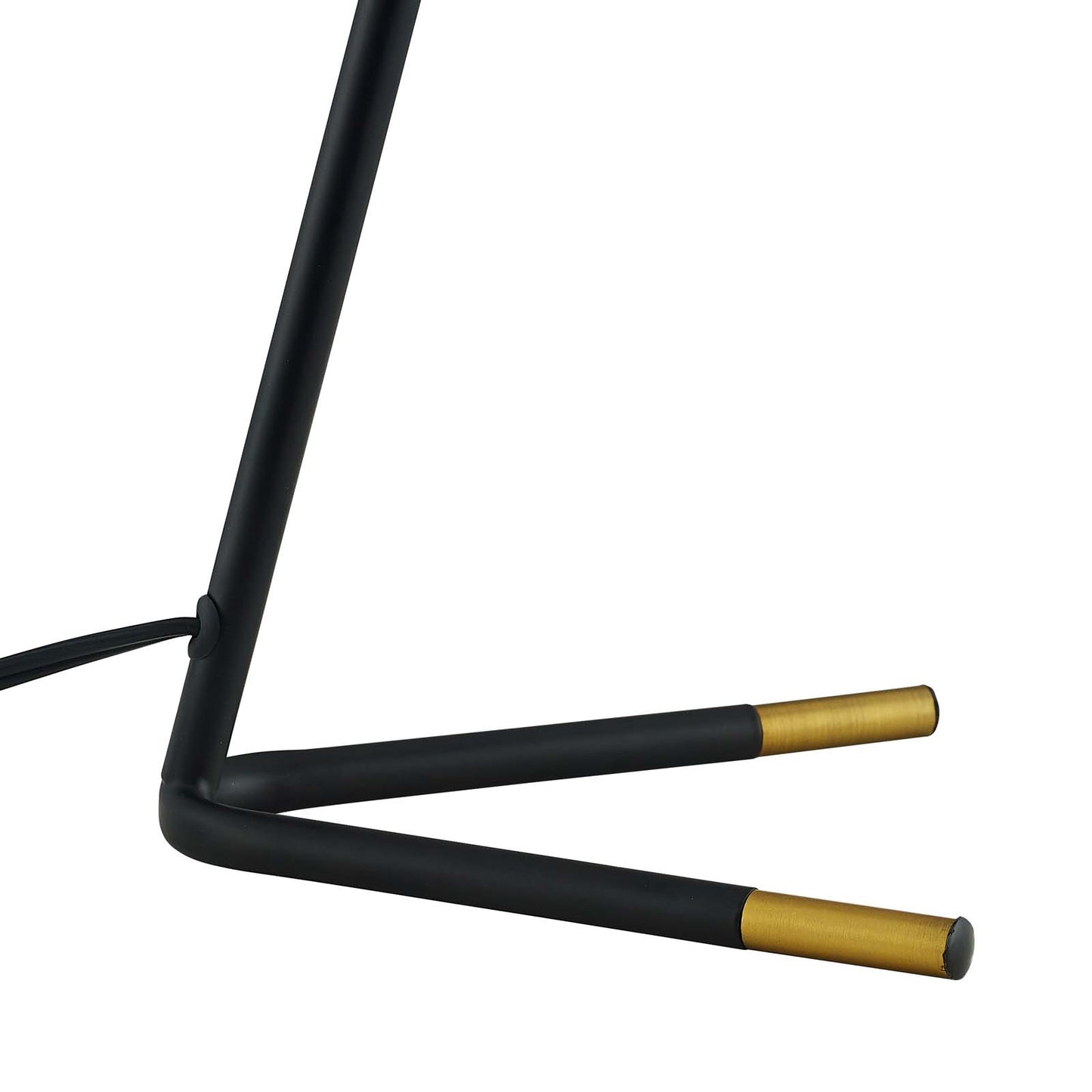 Determine Table Lamp – Modern Black & Brass Minimalist Accent Lighting