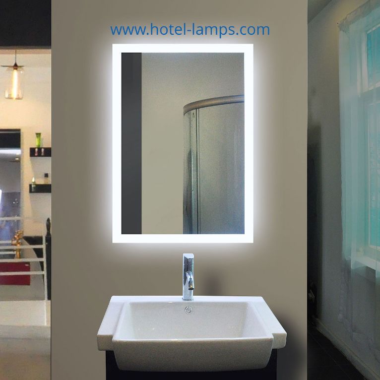 Rectangular LED Bathroom Mirror – Custom Sizes Available | HL012-3
