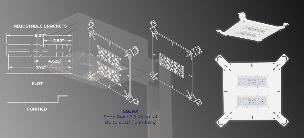 ACRN-LRET LED Acorn Retrofit Kit – Full Cutoff HID Replacement Module