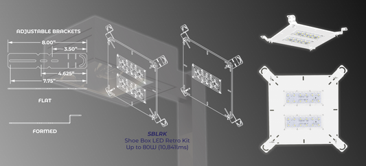 ACRN-LRET LED Acorn Retrofit Kit – Full Cutoff HID Replacement Module