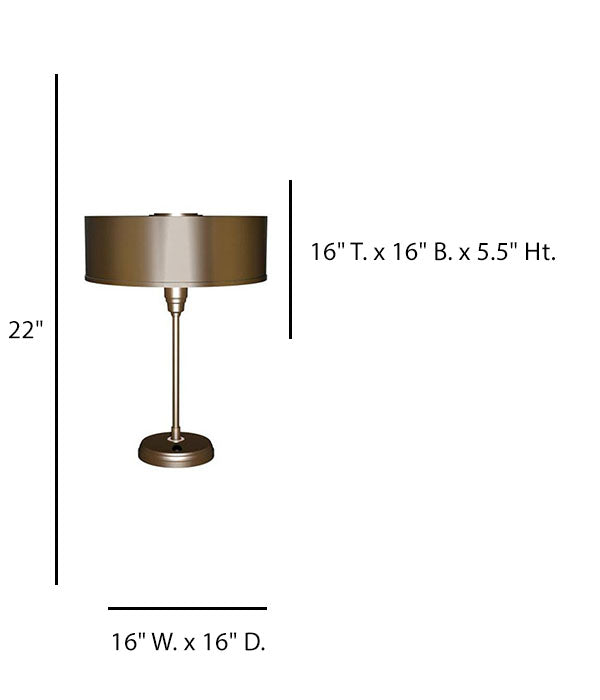 Revive Oiled Bronze Table Lamp with White Linen Shade – HLHT7053