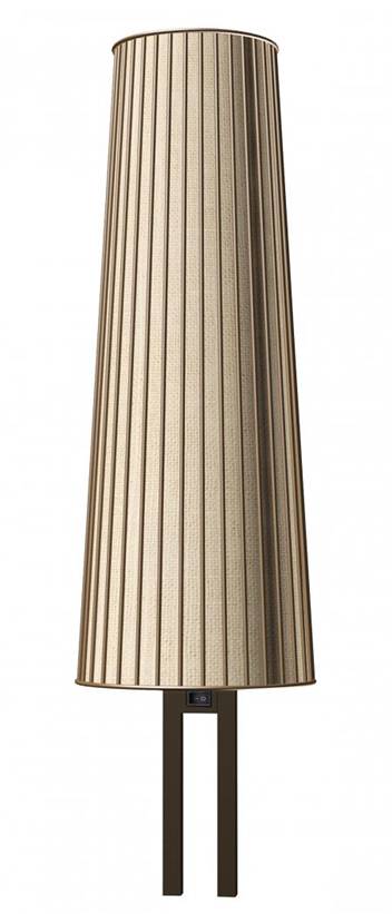 Neuhaus Bronze LED Wall Mirror with White Brussels Shade – HLHW10093