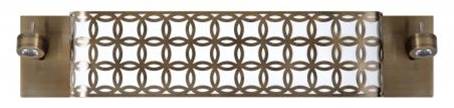 HLW10019 Light Brushed Bronze Wall Sconce – Dual GU24 & LED Headboard Light