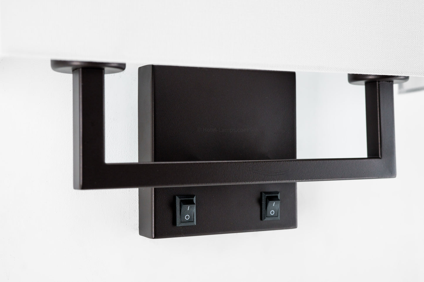 Hampton Inn Casual Queen Headboard Sconce – Dark Bronze LED Fixture