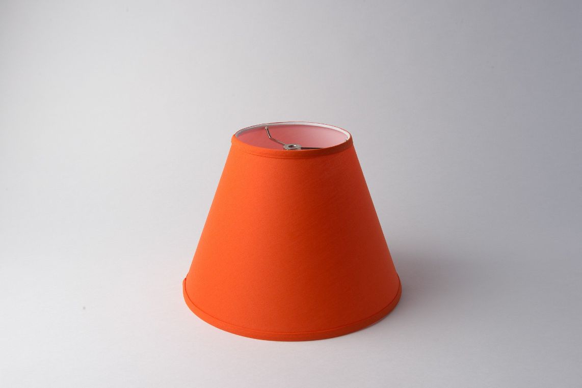 Empire Orange Linen Lampshade (Classic Empire Style)