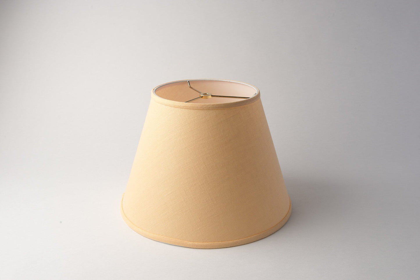 Empire Yellow Linen Lampshade (Classic Empire Style)