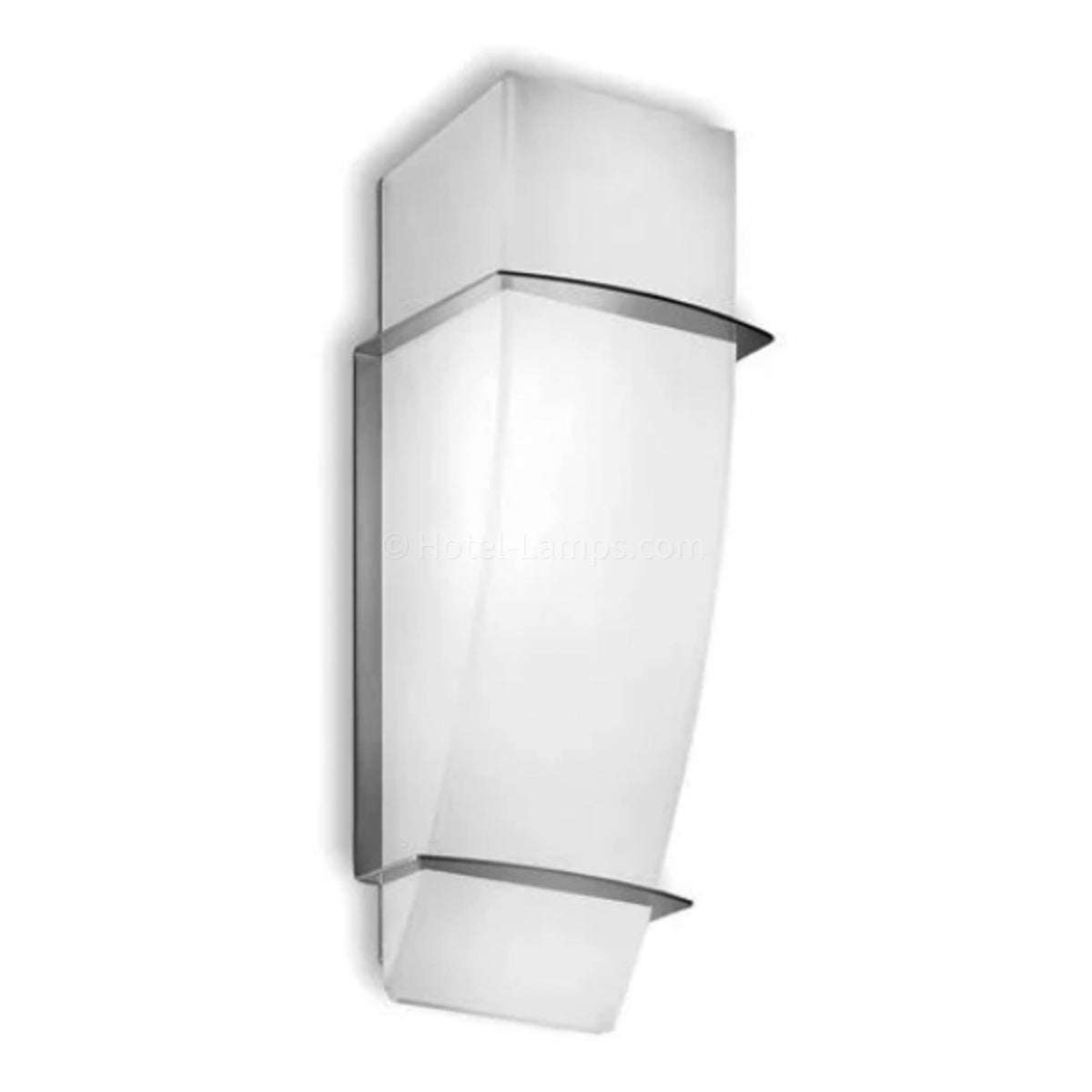 Modern Wall Sconce – Brushed Nickel Finish with Acrylic Lens, LED Included