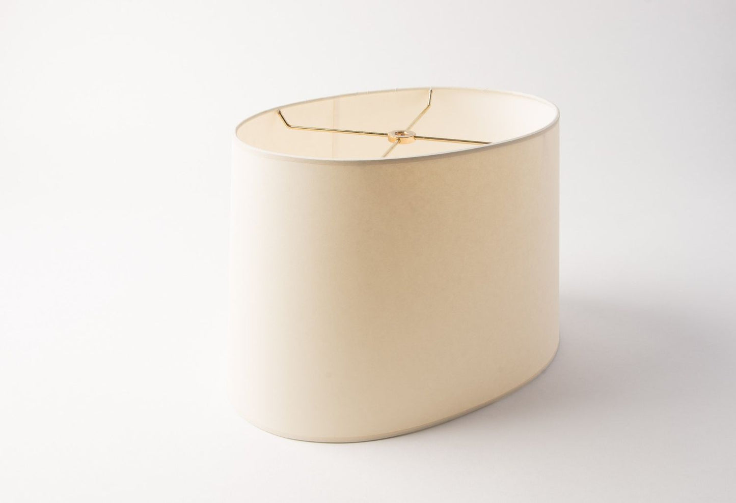 Oval Lamp Shade – Vellum Paper, Hardbacked