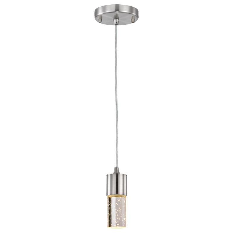 Mini Pendant LED Fixture – Die-Formed Cold-Rolled Steel | Crystal Glass Shade | ETL/cETL Listed