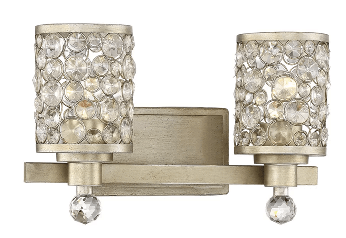 Clear Crystal Table Lamp with Aurora Stainless Steel Finish – HLRT16034