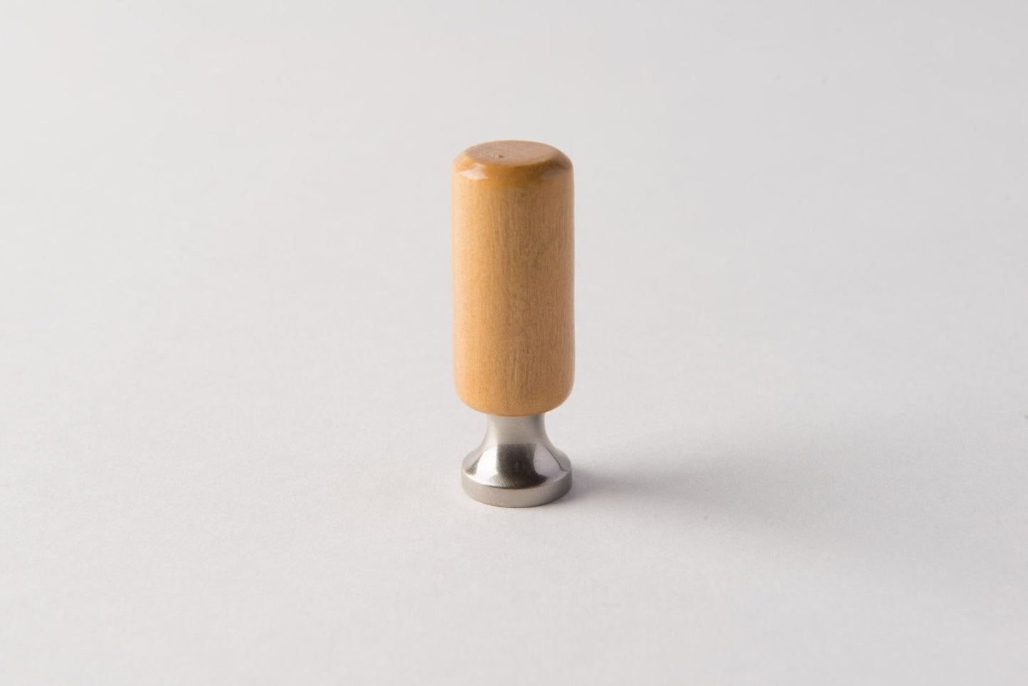 Rubberwood Cylinder – Oak Decorative Accent