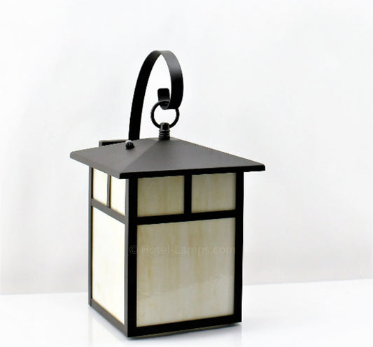 Santa Fe Exterior Wall Mount LED Lantern – Dusk to Dawn Outdoor Wall Light