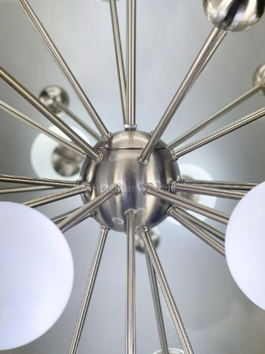 Sputnik Sphere Chandelier – 16-Light Modern Ceiling Fixture