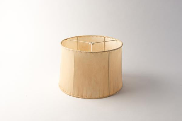 Contemporary Drum Lampshade – Genuine Sheepskin Leather