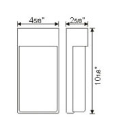 HL-TW Outdoor Wall Pack Light – Steel Housing with Clear or Opal Acrylic Lens