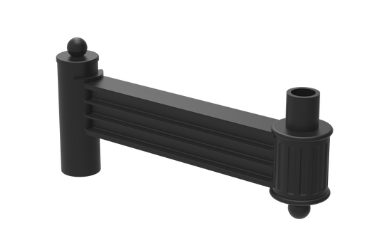Decorative Arm CLP-X155 – Aluminum Single & Double 180° Mount, Multiple Finishes