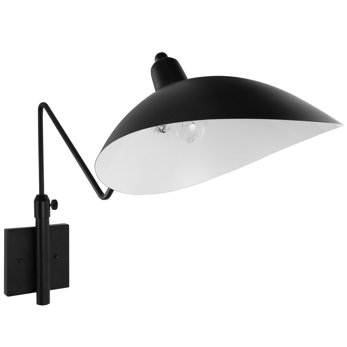 View Wall Lamp – Modern Black Steel | Adjustable Wall Sconce