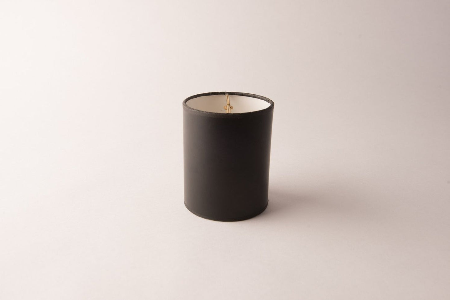 Black Drum Chandelier Lampshade – Opaque Hardback Paper Design