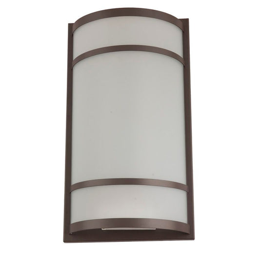 HLWS3008 LED Wall Sconce – High CRI Glass Shade Commercial Fixture