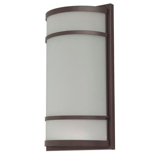 HLWS3008 LED Wall Sconce – High CRI Glass Shade Commercial Fixture