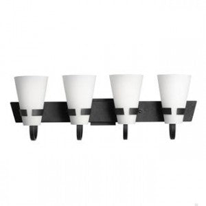 Traditional Bathroom Mirror Light with Glass Shades