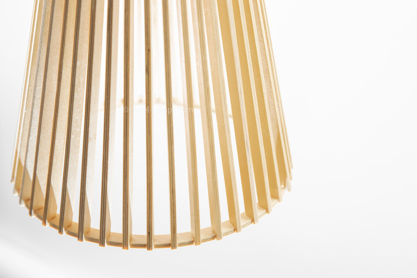 Bamboo Boho Pendant Light – Adjustable Hanging Ceiling Lamp