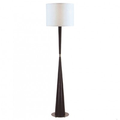 Guestroom Floor Lamp – Staybridge Suites Vista Scheme, Satin Nickel Base with White Linen Shade