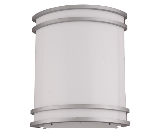 HL-8007 Silver Wall Sconce with Acrylic Diffuser – Energy Star LED Light