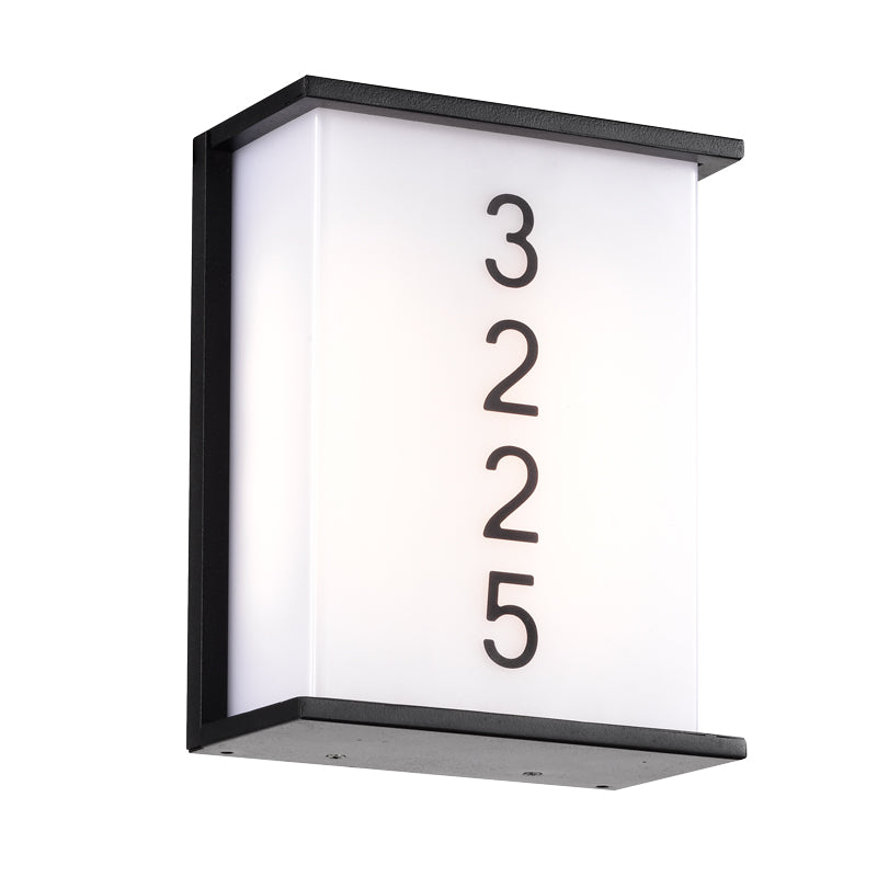 Custom LED Address & Room Number Light – ADA Compliant Outdoor Wall Fixture (Model 2868637)