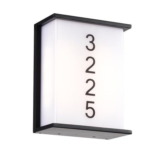 Custom LED Address & Room Number Light – ADA Compliant Outdoor Wall Fixture (Model 2868637)