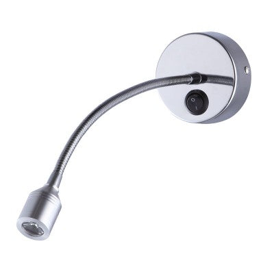 Headboard Mounted LED Reading Light – Hotel Room Wall Lamp